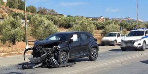 Φωτογραφία από το τροχαίο