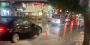 Επελαύνει η κακοκαιρία «Αλέξανδρος» στα Χανιά -Ποτάμια οι δρόμοι