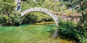 Ποταμός Βοϊδομάτης στο Φαράγγι του Βίκου 