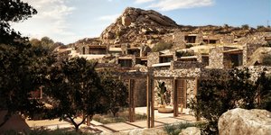 πέτρινα κτίρια αρχιτεκτονική Κυκλάδες Ελλάδα