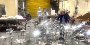 Αφροδίτη Λίτη δημιουργεί τα ονειρικά γλυπτά 