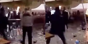 Στιγμιότυπα από τον άγριο καβγά σε μαγαζί στα Χανιά την παραμονή των Χριστουγέννων