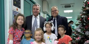 Ο Γενικός Διευθυντής της AKTOR Ρουμανίας, κ. Αντώνης Κυριάκος και ο Γενικός Διευθυντής Επικοινωνίας του Ομίλου AKTOR, κ. Γιώργος Τσαπρούνης