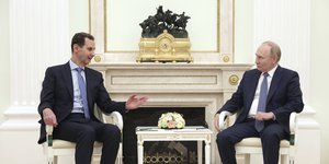 Πούτιν και Ασάντ στο Κρεμλίνο συζητούν
