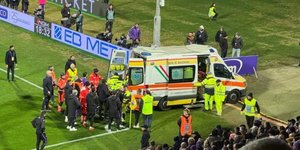 Η μεταφορά του Μποβέ στο νοσοκομείο