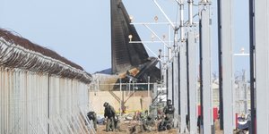 To φτερό του αεροπλάνου που συνετρίβη στη Νότια Κορέα