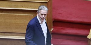Ο Παύλος Γερουλάνος στη Βουλή
