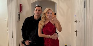 Η Κατερίνα Καινούργιου με τον σύντροφό της