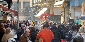 Aπό τους εορτασμούς στο κέντρο της Θεσσαλονίκης