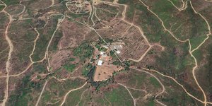 Πανοραμική άποψη π. βασιλικού κτήματος Τατοϊου.