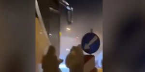 Φωτιά σε λεωφορείο που μετέφερε μαθητές στη Θεσσαλονίκη