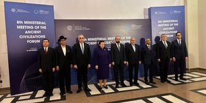 H Λίνα Μενδώνη στην 8η Υπουργική Διάσκεψη του Forum των Αρχαίων Πολιτισμών, που πραγματοποιήθηκε στο Ερεβάν της Αρμενίας