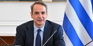 Ο πρωθυπουργός Κυριάκος Μητσοτάκης στο υπουργικό συμβούλιο