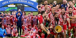 Ο Ολυμπιακός κατέκτησε το Youth League και το Conference League μέσα στο 2024