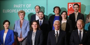 Από την σημερινή παρουσία του Νίκου Ανδρουλάκη στην προσύνοδο του PES