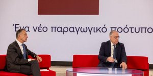 Κρίστιαν Χατζημηνάς και Τάκης Θεοδωρικάκος 