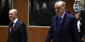 Ολαφ Σολτς, Ρετζεπ Ταγίπ Ερντογαν