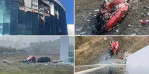 Φωτογραφίες από τη συντριβή του ελικοπτέρου