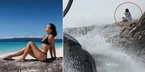 Το στρώμα γιόγκα της 24χρονης που σκοτώθηκε όταν την παρέσυραν κύματα στην Ταϊλάνδη 