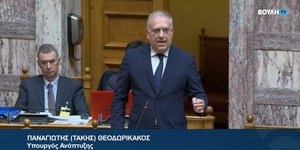 Ο υπουργός Ανάπτυξης, Τάκης Θεοδωρικάκος