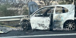 Τροχαίο στην Κορίνθου-Τριπόλεως -ΙΧ τυλίχθηκε στις φλόγες [εικόνες]