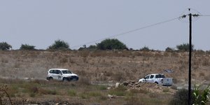 Οχήματα του ΟΗΕ σε ειδική ζώνη της Κύπρου