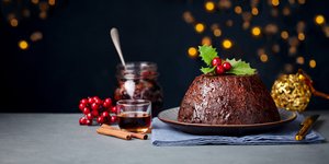 Χριστουγεννιάτικο κέικ σοκολάτα 