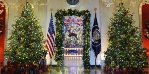 Ο στολισμένος Λευκός Οίκος