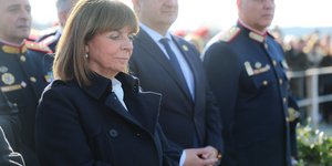 Η ΠτΔ Κατερίνα Σακελλαροπούλου στον αγιασμό των υδάτων στην λίμνη Δοϊράνη στο Κιλκίς