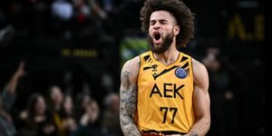 Η ΑΕΚ συνέτριψε με 97-76 τον Προμηθέα Πατρών