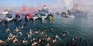 Αγιασμός υδάτων στο Ηράκλειο Κρήτης