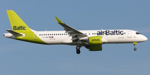 Αεροπλάνο της Air Baltic από τη Λετονία
