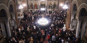 Faithful Pay Final Respects to Late Archbishop Anastasios