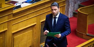 Νίκος Ανδρουλάκης στη βουλη