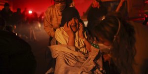 Δραματικές σκηνές από τις φωτιές στο Λος Αντζελες