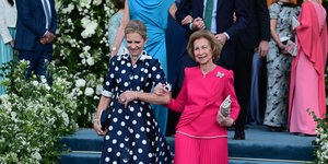 Η βασίλισσα Σοφία της Ισπανίας με την κόρη της Ινφάντα Έλενα