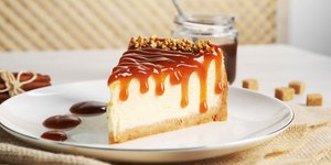 Cheesecake με καραμέλα