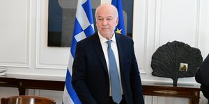 Ο Γιώργος Φλωρίδης στο Μέγαρο Μαξίμου