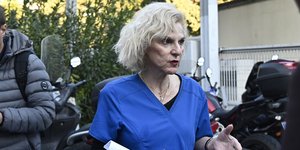 H πρόεδρος εργαζομένων Ερυθρού Σταυρού Βούλα Γεωργάκη