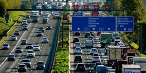 Κίνηση σε αυτοκινητόδρομο της Γερμανίας