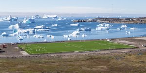 Γήπεδο ποδοσφαίρου στη Γροιλανδία