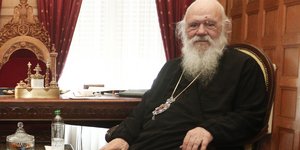 Ο Αρχιεπίσκοπος Ιερώνυμος