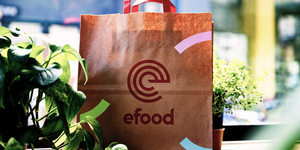 Σακούλα efood με τρόφιμα