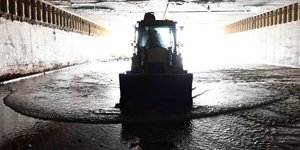Εργασίες της Περιφέρειας Αττικής στο υπόγειο τμήμα του Κηφισού