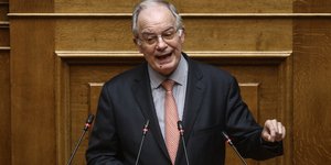 Ο Κώστας Τασούλας στην τελευταία του ομιλία στη Βουλή