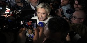 Η επικεφαλής της γαλλικής ακροδεξιάς, Μαρίν Λεπέν