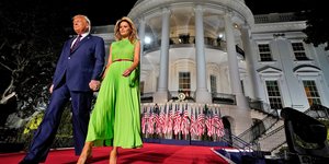 Μελάνια και Ντόναλντ Τραμπ στο Λευκό Οίκο