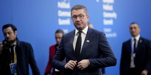 Ο πρωθυπουργός της Βόρειας Μακεδονίας, Χριστιάν Μίτσκοσκι