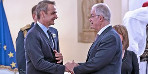 Κυριάκος Μητσοτάκης και Κωνσταντίνος Τασούλας