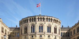 Το κοινοβούλιο της Νορβηγίας στο Όσλο